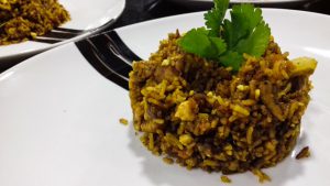 Receta de arroz pilaf con pollo y coliflor